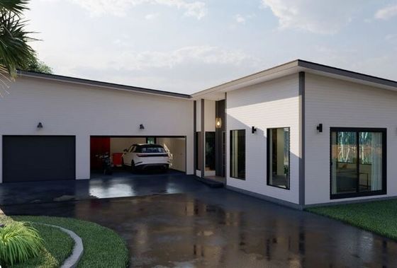 De lichtgewicht Geprefabriceerde Villa van het Kader Commerciële Huis Staal