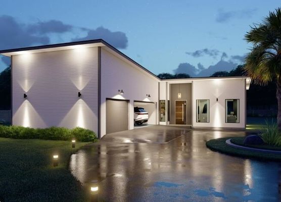De lichtgewicht Geprefabriceerde Villa van het Kader Commerciële Huis Staal