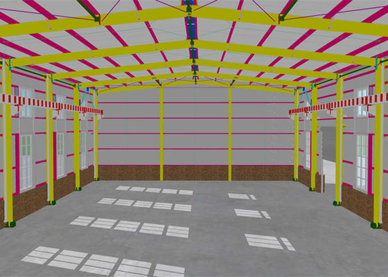Q355 de Gelaste h-Geschilderde Bouw van de de Structuurworkshop van het Sectiestaal