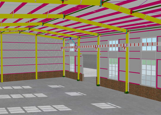 Q355 de Gelaste h-Geschilderde Bouw van de de Structuurworkshop van het Sectiestaal