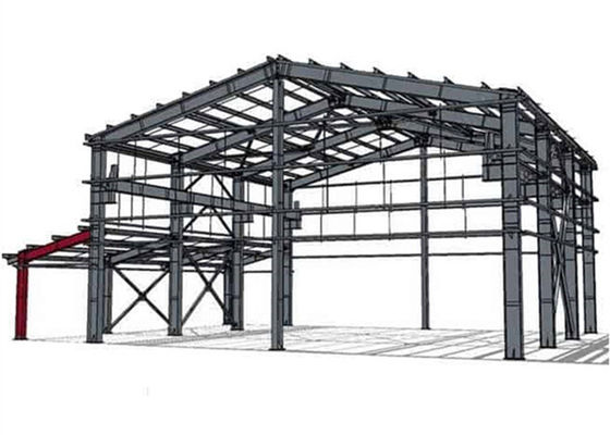 Van de de Structuurhangaar van het de industriestaal van het het Kader Prefabstaal de Vervaardigingsworkshop