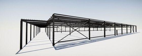 Stabiel de Structuur van het Netstaal Workshop Geprefabriceerd de Bouwce
