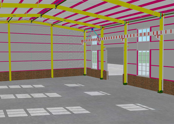 Het duurzame Industriële de Workshop van de Staalstructuur de Bouw Buigen ISO9001