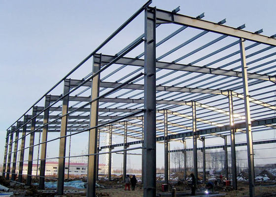Voorgefabriceerde staalconstructie Metalen schuren Staalconstructie magazijn