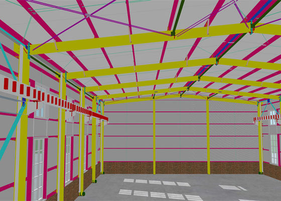 Industriële geprefabriceerde staalconstructies