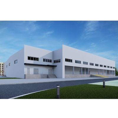 Voorgefabriceerde staalconstructie Metalen schuren Staalconstructie magazijn