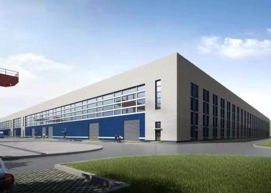Industrieel staalconstructiegebouw Prefabricated Workshop met vrij ontwerp