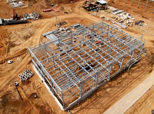 Prefab Steel Structure Process Factory Portal Staalstructuur Workshop