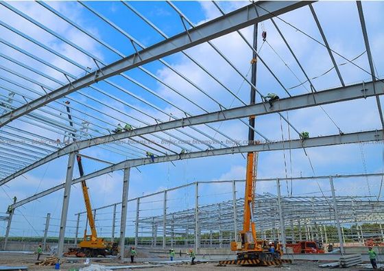 Prefab Steel Structure Process Factory Portal Staalstructuur Workshop