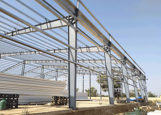 Van de de Structuurhangaar van het de industriestaal van het het Kader Prefabstaal de Vervaardigingsworkshop