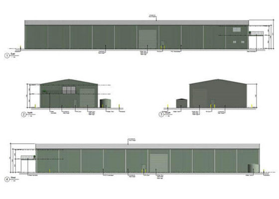 Gebouw van GB Standard Bending Industrial Steel Structure Workshop