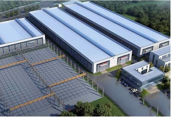 Voorgefabriceerde staalconstructie Metalen schuren Staalconstructie magazijn