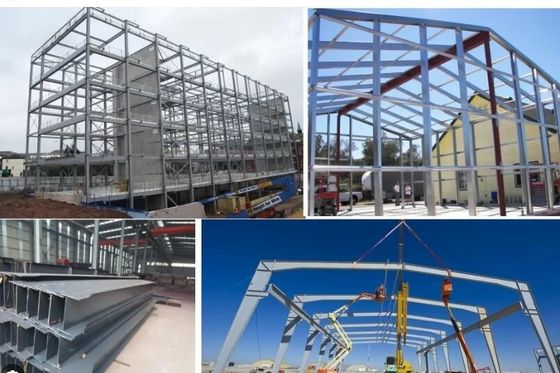 Hoogwaardig staalgebouwd magazijn met makkelijk te monteren industrieel gebouw