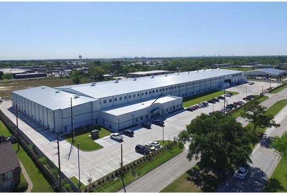 Efficiënt ontworpen staalgebouw met purlin C/Z-sectie staal industriële opslag
