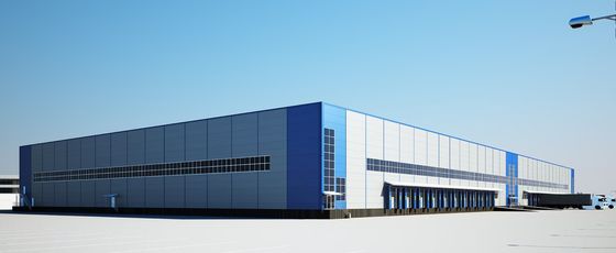Moderne geprefabriceerde commerciële geprefabriceerde industriële opslagplaats