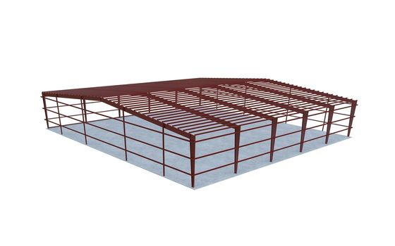 Metalen constructies Staalconstructiesysteem Ruimte Warehouse Werkplaats Fabriek Gebouw