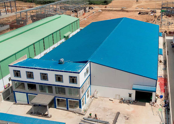 Het duurzame Industriële de Workshop van de Staalstructuur de Bouw Buigen ISO9001