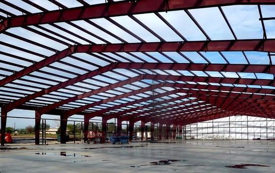 Metalen constructies Staalconstructiesysteem Ruimte Warehouse Werkplaats Fabriek Gebouw