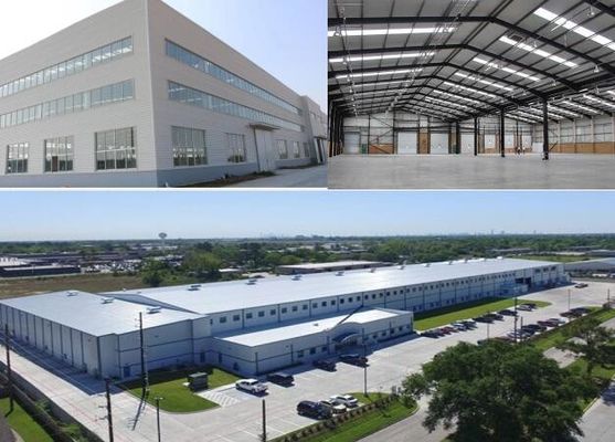 Voorgefabriceerd portale raam staalconstructie gebouw voor opslag met H-sectie staal