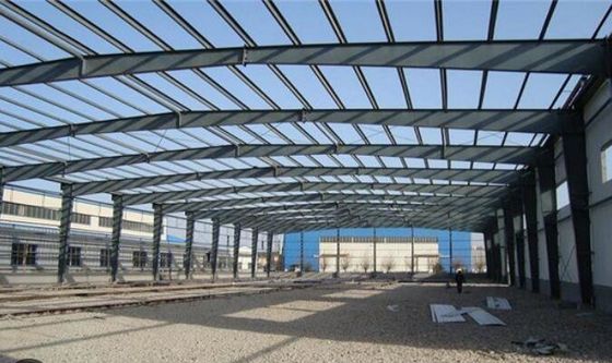 Voorgefabriceerd portale raam staalconstructie gebouw voor opslag met H-sectie staal
