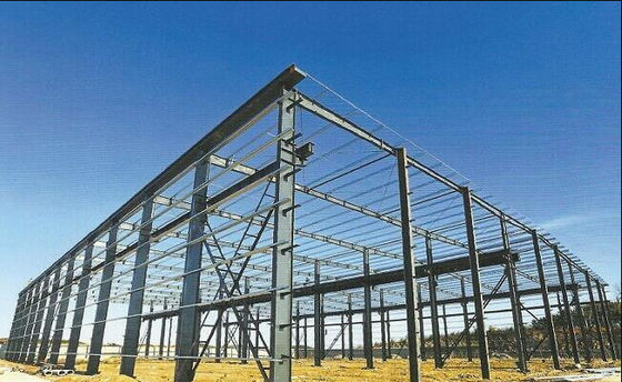 Metalen constructies Staalconstructiesysteem Ruimte Warehouse Werkplaats Fabriek Gebouw