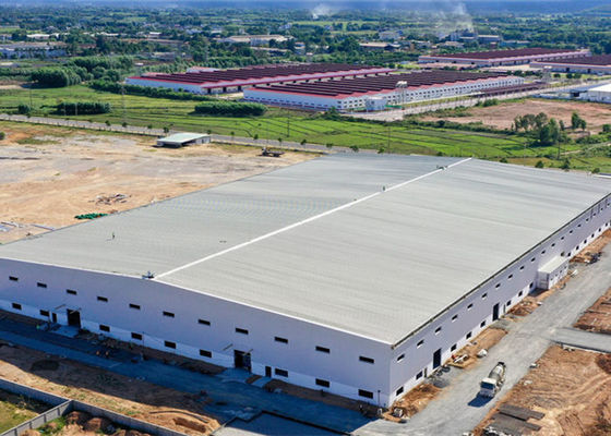 Q355 / Q235 Staalconstructie Fabriek Garage Frame Prefab Building Constructie