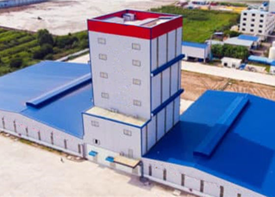 GB Standaard buigbare industriële staalconstructie Werkplaats Gebouw Fabriek