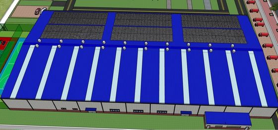 Werkplaats voor geprefabriceerde staalconstructies met een gemakkelijke montage