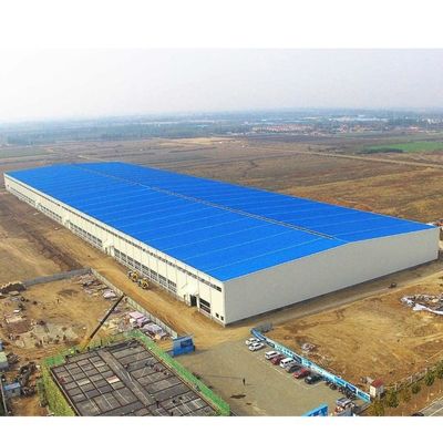 Voorgefabriceerde industriële H-sectie staalconstructie