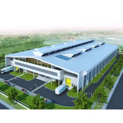 Voorgefabriceerde industriële H-sectie staalconstructie