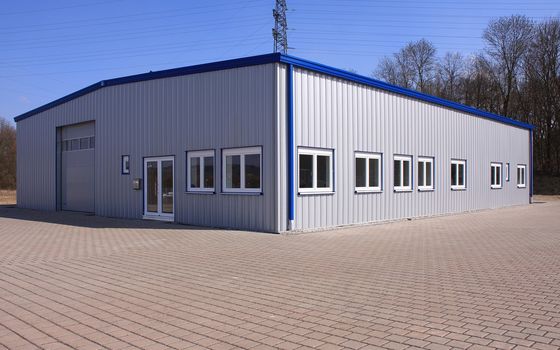 Lichte staalconstructie bouwwerkplaats CE gecertificeerd ISO 9001 & Duurzaam