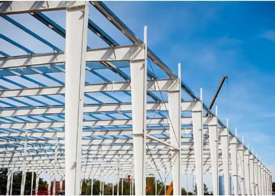 Industriële prefab staalconstructie Warehouse Frame Constructie Gebouw Garage