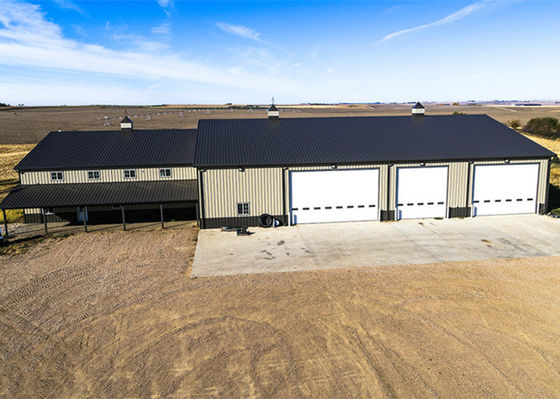 Industriële prefab staalconstructie Warehouse Frame Constructie Gebouw Garage