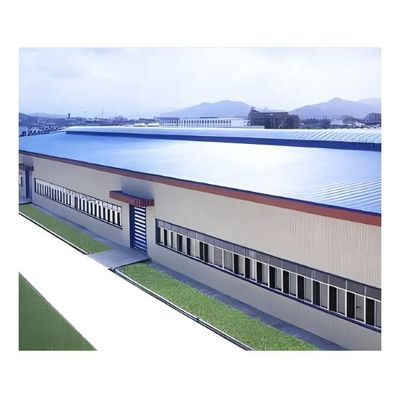 Grote overspanning las H-balk geprefabriceerde staalconstructie werkplaatsconstructie
