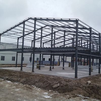 Prefab metaal gebouw staal structuur werkplaats portaal frame structuur