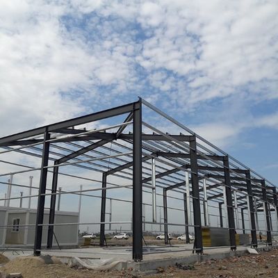 Prefab metaal gebouw staal structuur werkplaats portaal frame structuur