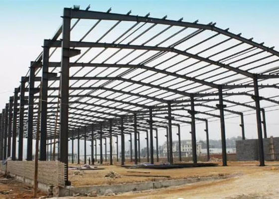 Industriële prefab staalconstructie Warehouse Frame Constructie Gebouw Garage