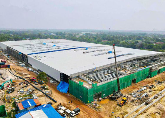 Lichte staalconstructies voor prefab-werkplaatsen