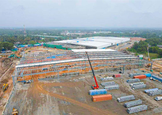 Geprefabriceerde stalen constructie garage werkplaats industriële framebouw