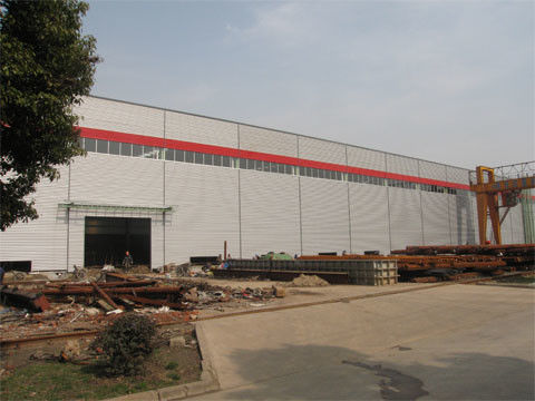Industriële geprefabriceerde staalconstructies