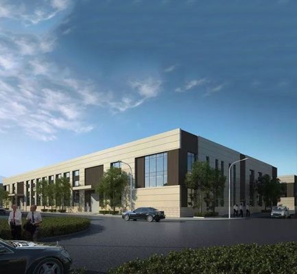 Op maat gemaakte voorgefabriceerde stalen metalen frame lichtgewicht magazijn