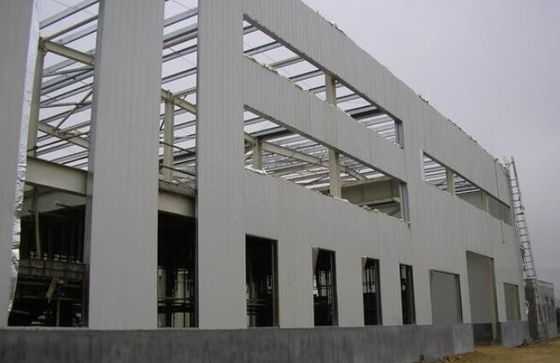 Aluminiumlegering / Plastic Steel Window Steel Structure Workshop Plant met optionele isolatie