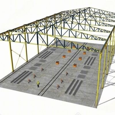 Werkplaats voor het bouwen van kunststof- en staalruiten voor industriële doeleinden
