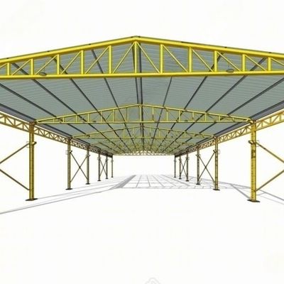Werkplaats voor het bouwen van kunststof- en staalruiten voor industriële doeleinden