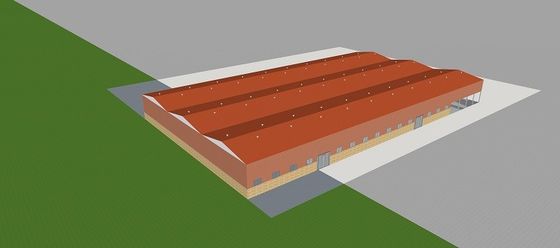 Staalconstructie, bouwmateriaal voor commerciële en landbouwgebouwen