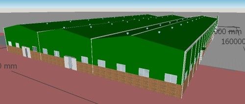 Lichte staalstructuur Voor landbouw toepassingen