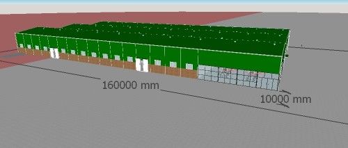 Lichte staalstructuur Voor landbouw toepassingen