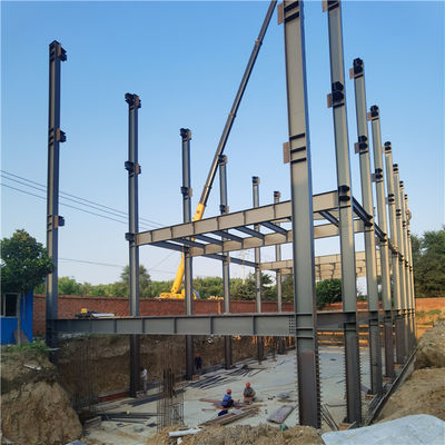 Hoog laadvermogen gefabriceerd staalconstructieplatform voor industrieel gebruik