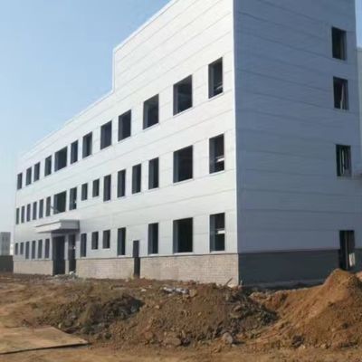Prefab draagbare geassembleerde staalstructuur magazijn voor vrachtopslag