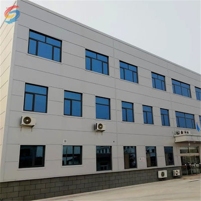 Prefabricated Steel Construction met geïsoleerde wand voor kantoor supermarkt